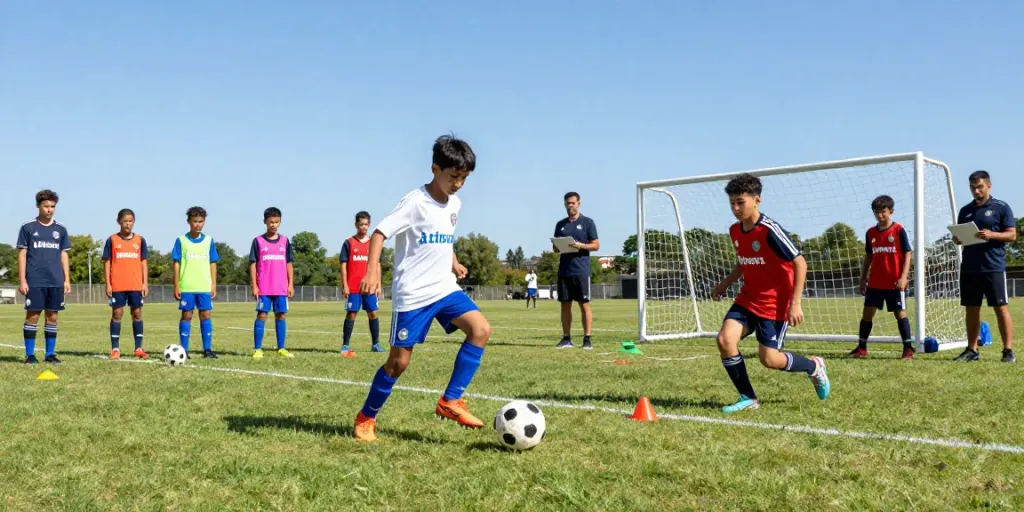 Highest potential players in FC 26 training with intensity on the field.