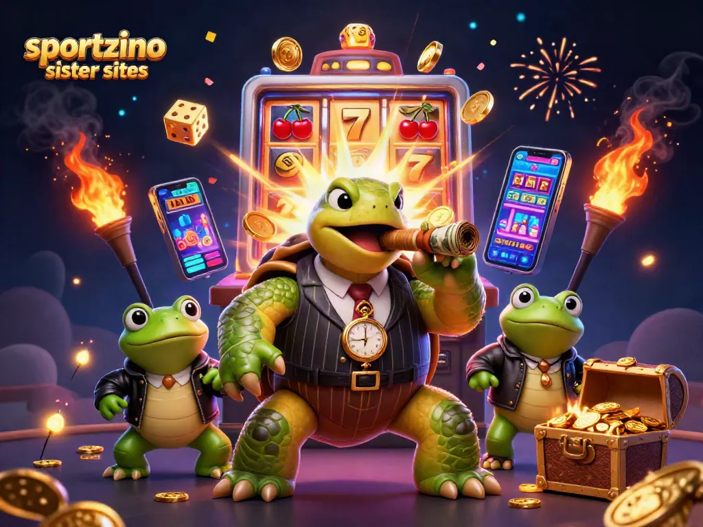 Enjoy thrilling gameplay with sportzino casino sister sites in a vibrant 3D illustration.