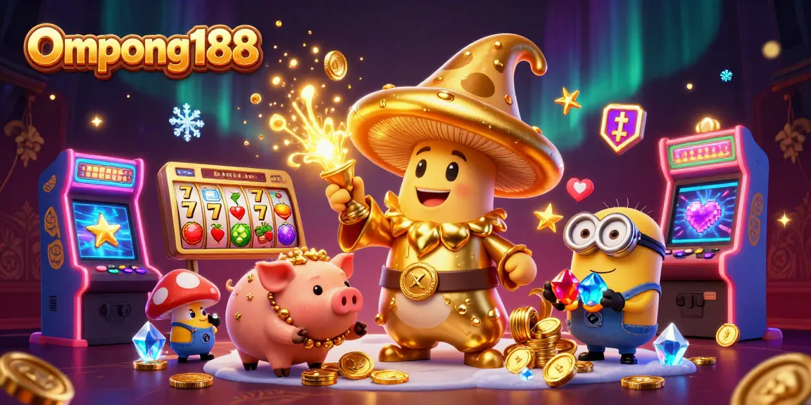 Ompong188 memberikan pengalaman bermain kasino yang unik dengan ilustrasi karakter ajaib dan elemen permainan.