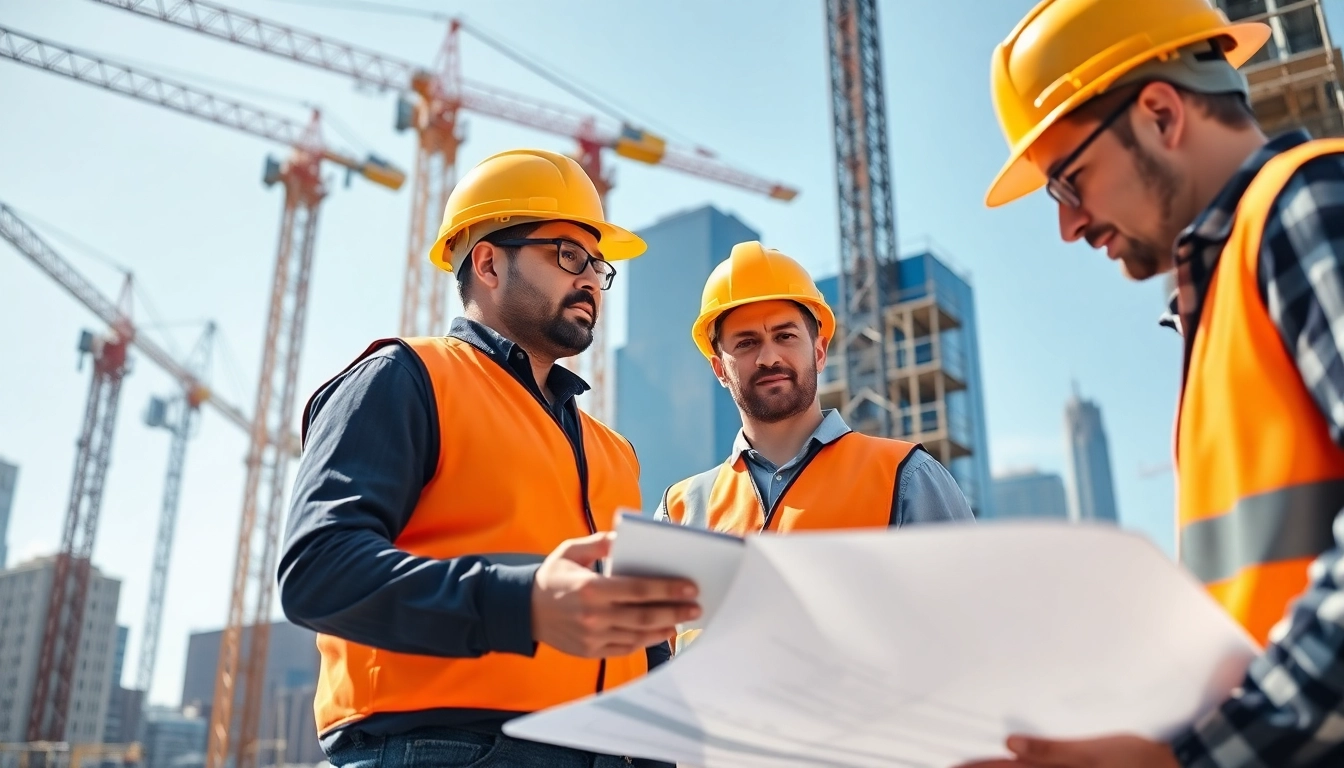 Efficient teamwork by New York Commercial General Contractor professionals on-site.