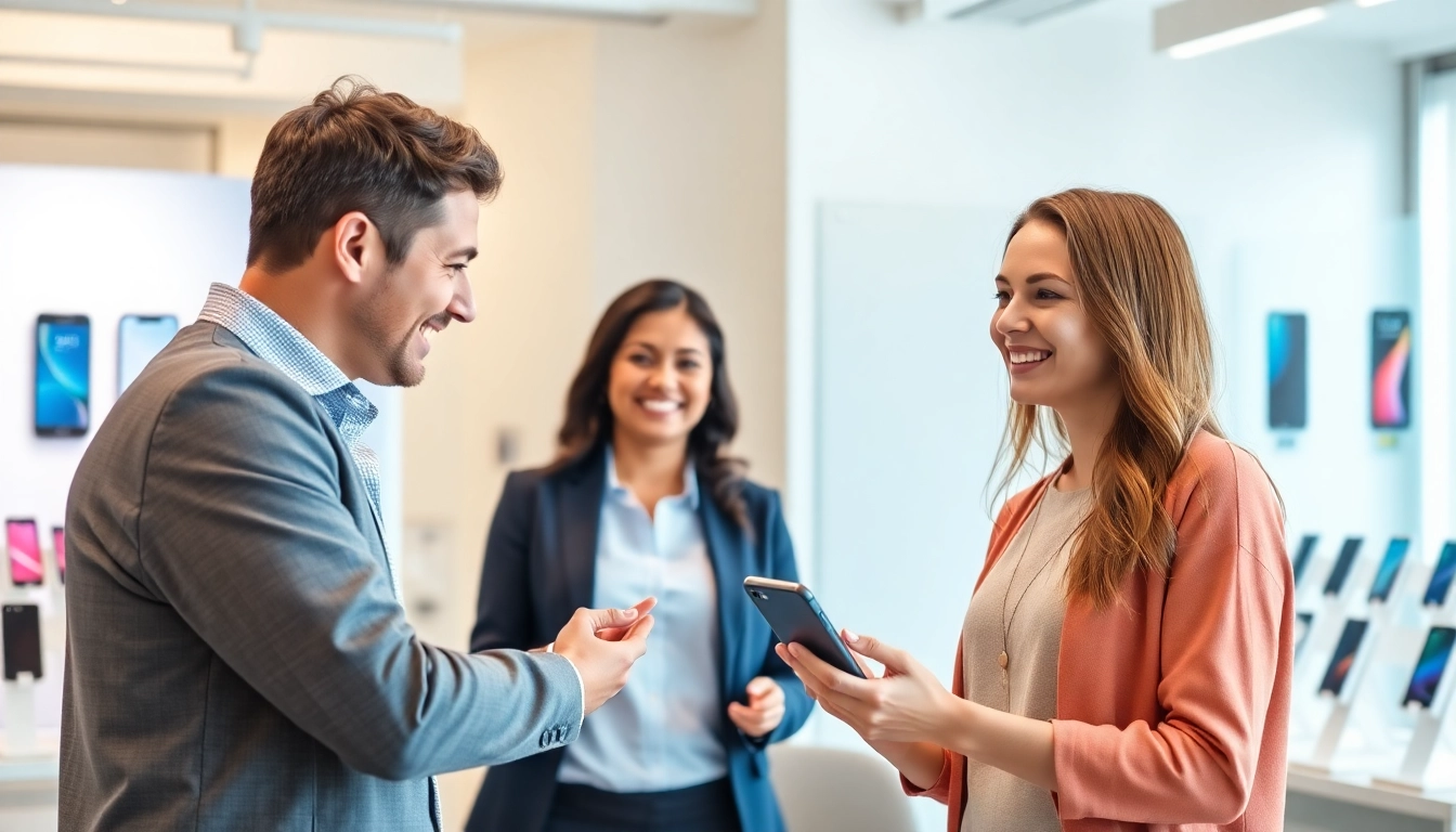 Sell your phone effortlessly with personalized service in a bright, modern office.