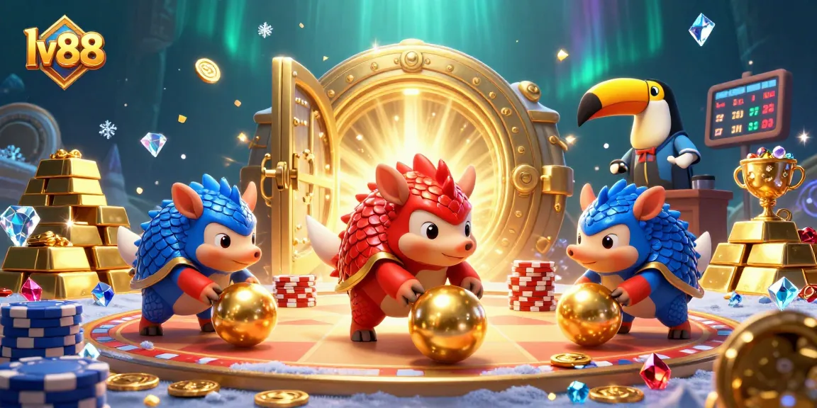 Engage with exciting games at lv88, featuring rival pangolins, golden treasure, and poker stacks.
