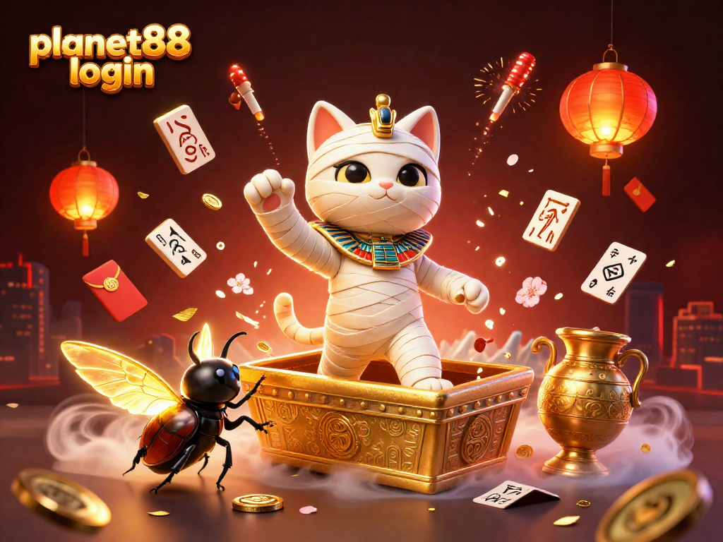 Engage in thrilling gameplay with planet88 login amidst ancient casino treasures and vibrant visuals.