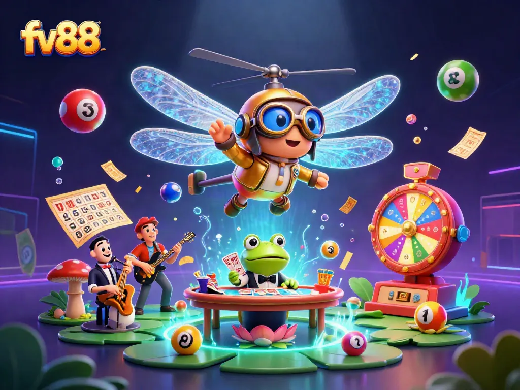 Experience thrilling gaming moments at fv88 with vibrant casino characters and dynamic action.