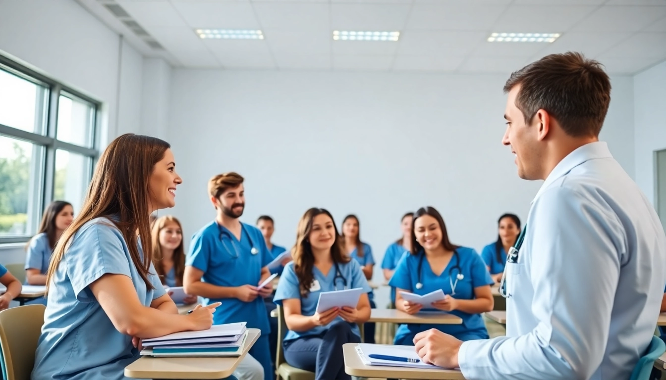 Students participate in an engaging in person Nclex review in Houston, showcasing interactive learning.