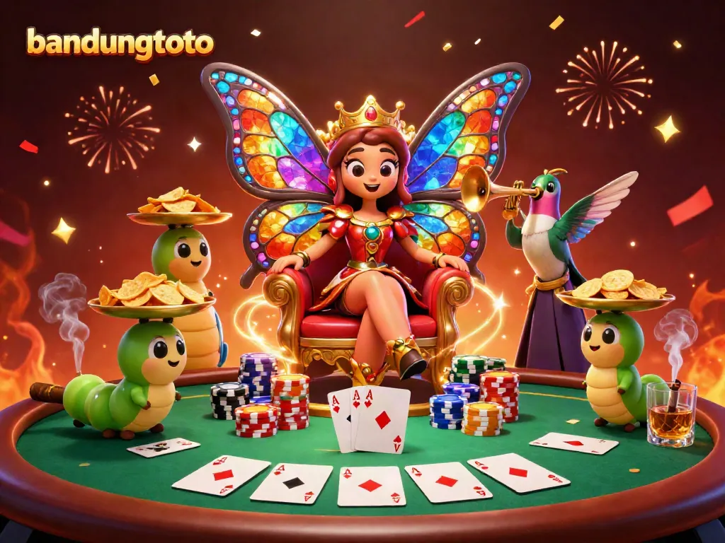 Experience the exciting game dynamics of bandungtoto with colorful casino elements and animated characters.