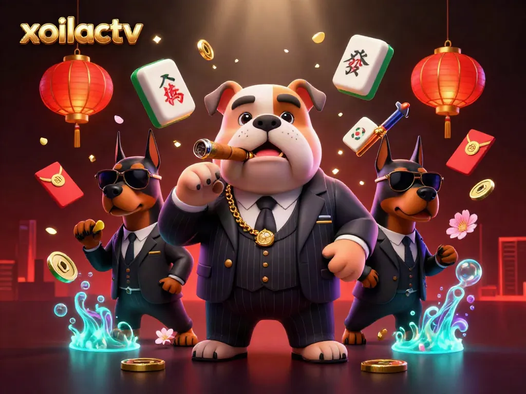 Xoilactv features an energetic mafia scene with gambling elements and dynamic characters.