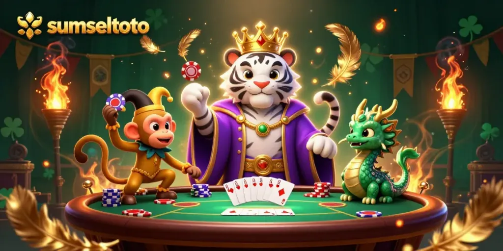 Play poker and win with sumseltoto's vibrant characters and riches, immersive gaming experience.