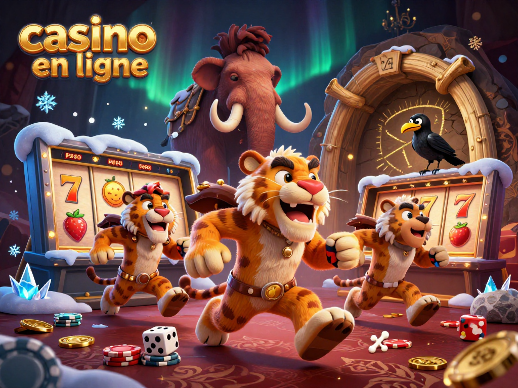 Jouez à des jeux de casino en ligne avec des personnages amusants dans un environnement unique et coloré.