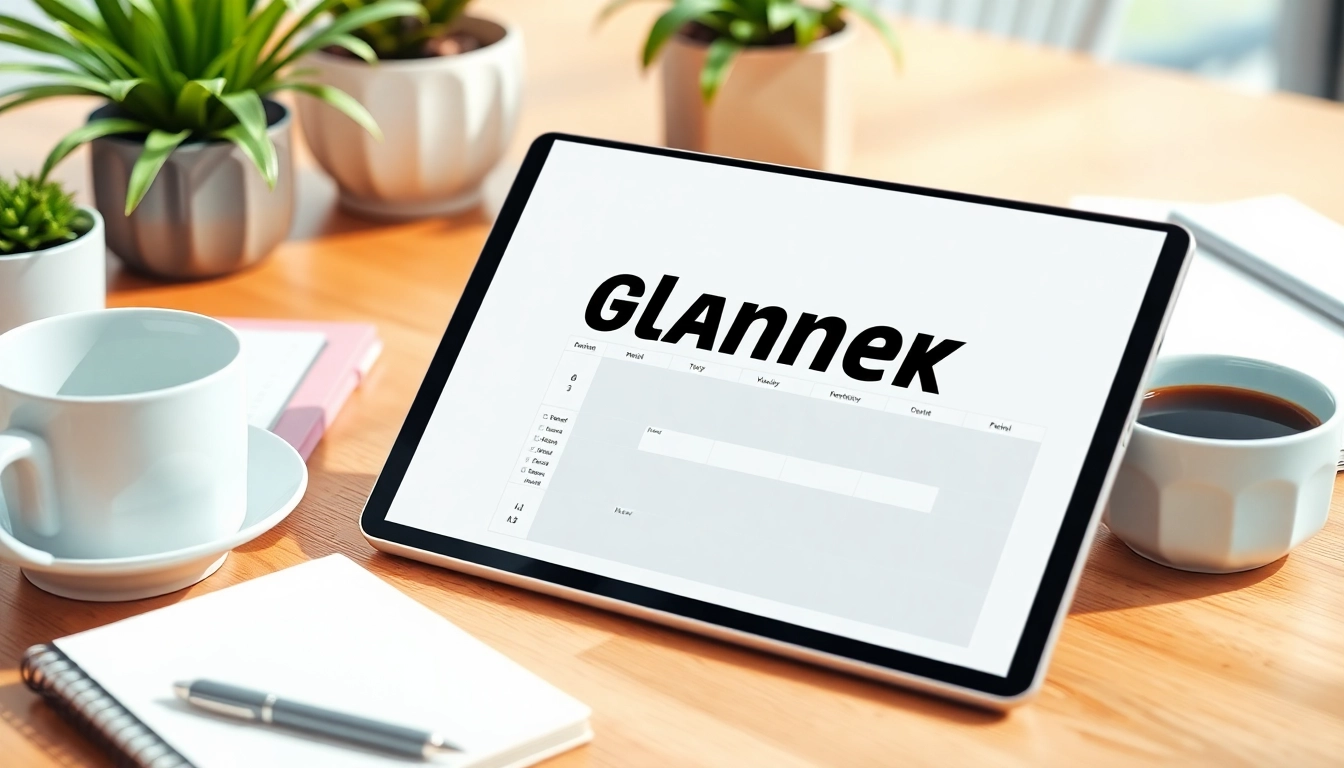 Utilize Digital Planners For iPad for enhanced productivity on a modern work desk.