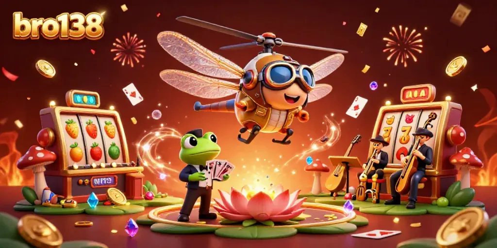 Experience the thrilling slots action at bro138 with vibrant cards and exotic characters.