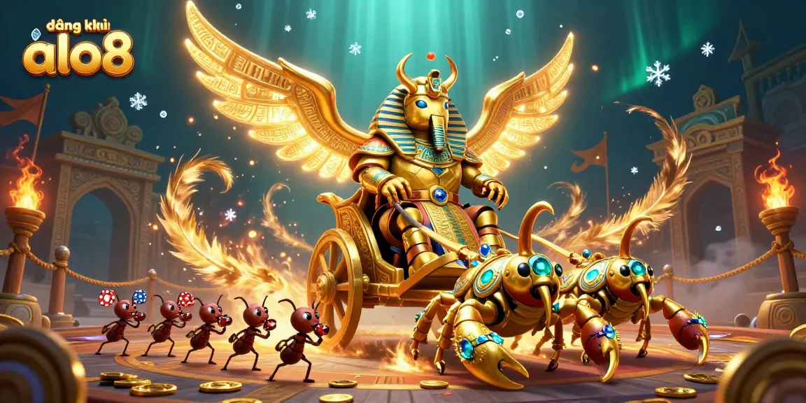 Engage in intense gameplay with đăng ký alo8, featuring playful characters and vibrant casino elements.