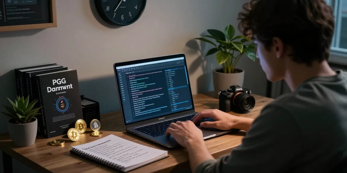 Exploring the Best Darknet Markets 2026 in a dimly lit workspace with security guides and cryptocurrency notes.