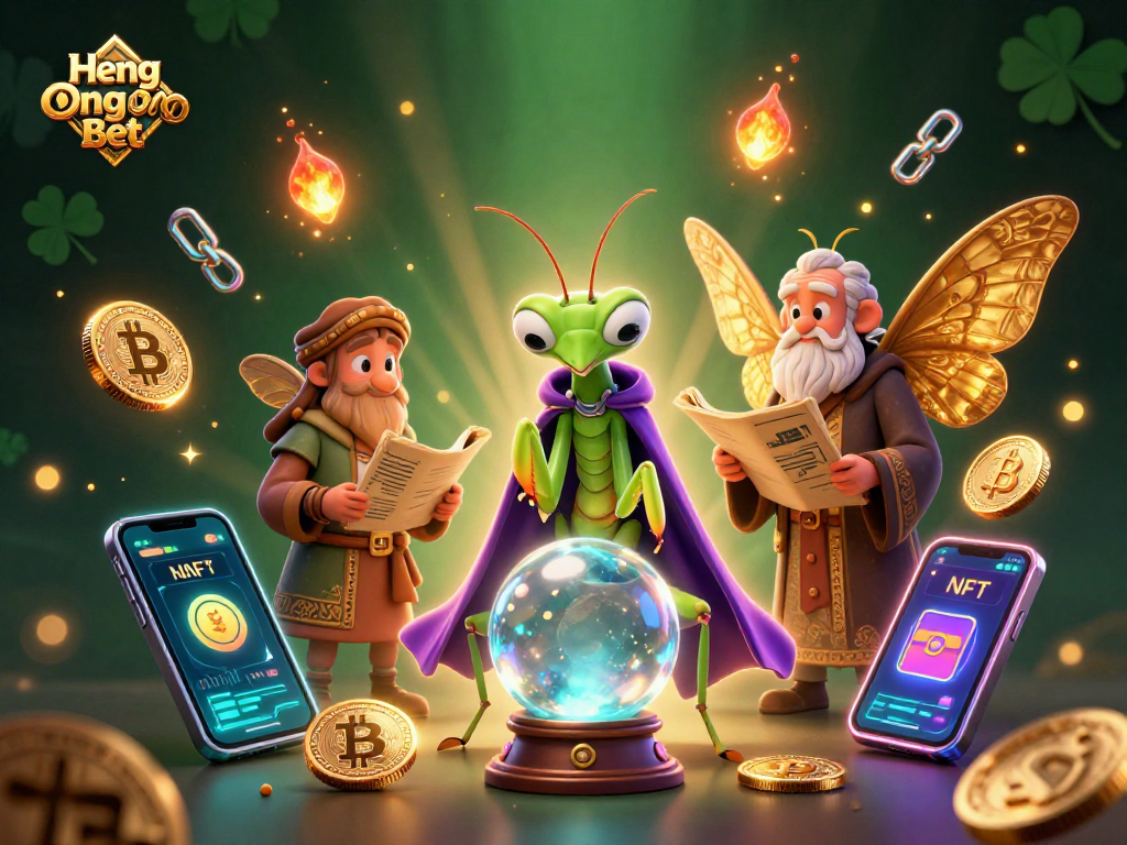 Engage with the enchanting world of Heng Ong Bet through a vibrant casino-themed illustration.