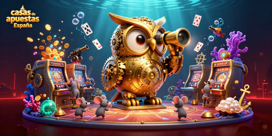 Apuesta en casas de apuestas en España, disfrutando de un emocionante entorno de casino lleno de colores y personajes animados