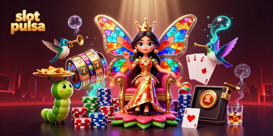 Experience thrilling gameplay with slot pulsa featuring colorful reels, vibrant characters, and casino elements.